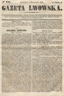Gazeta Lwowska. 1855, nr 230