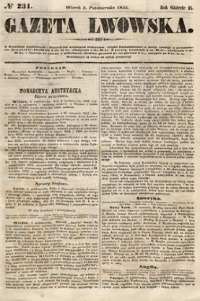 Gazeta Lwowska. 1855, nr 231