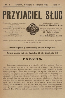 Przyjaciel Sług. 1901, nr 8