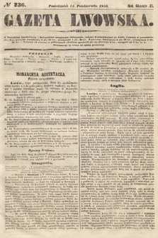 Gazeta Lwowska. 1855, nr 236
