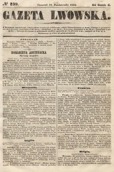 Gazeta Lwowska. 1855, nr 239
