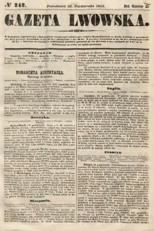 Gazeta Lwowska. 1855, nr 242