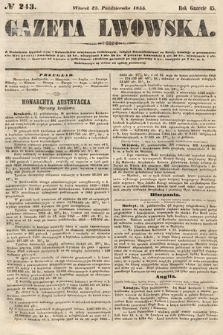 Gazeta Lwowska. 1855, nr 243