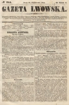 Gazeta Lwowska. 1855, nr 244