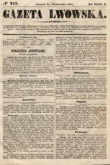 Gazeta Lwowska. 1855, nr 245
