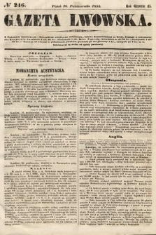 Gazeta Lwowska. 1855, nr 246