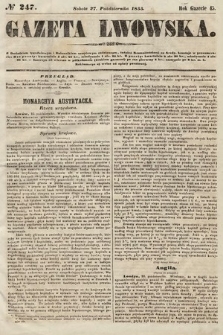 Gazeta Lwowska. 1855, nr 247