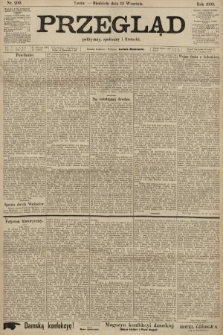 Przegląd polityczny, społeczny i literacki. 1903, nr 209