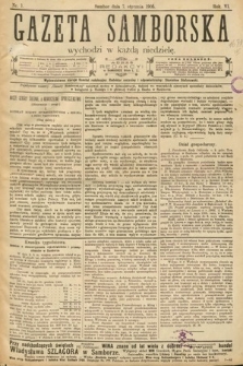 Gazeta Samborska. 1906, nr 1