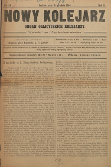 Nowy Kolejarz : organ galicyjskich kolejarzy. 1904, nr 24