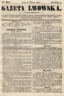 Gazeta Lwowska. 1855, nr 261