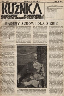 Kuźnica : dwutygodnik młodzieży demokratycznej. 1928, nr 4
