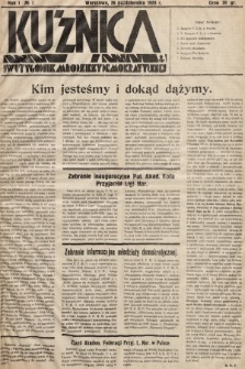 Kuźnica : dwutygodnik młodzieży demokratycznej. 1928, nr 7