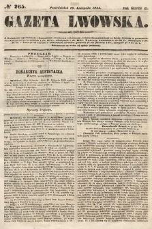 Gazeta Lwowska. 1855, nr 265