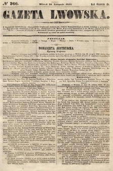 Gazeta Lwowska. 1855, nr 266