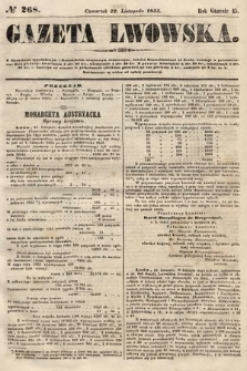 Gazeta Lwowska. 1855, nr 268