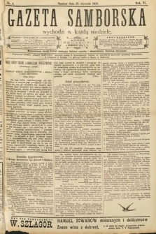 Gazeta Samborska. 1906, nr 4