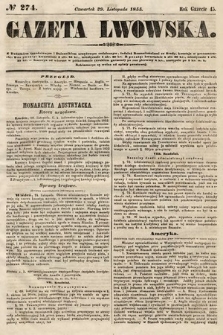 Gazeta Lwowska. 1855, nr 274