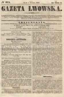 Gazeta Lwowska. 1855, nr 279