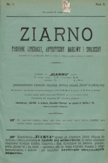 Ziarno : tygodnik literacki, artystyczny, naukowy i społeczny. 1883, nr 9