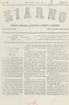 Ziarno : tygodnik literacki, artystyczny, naukowy i społeczny. 1883, nr 40