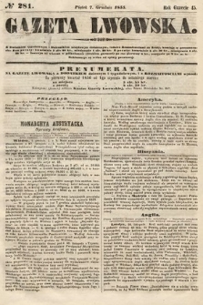 Gazeta Lwowska. 1855, nr 281