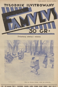 Famulus : tygodnik ilustrowany. 1927, nr 6