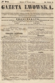 Gazeta Lwowska. 1855, nr 283