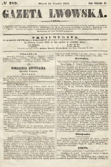 Gazeta Lwowska. 1855, nr 289