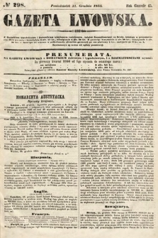 Gazeta Lwowska. 1855, nr 298
