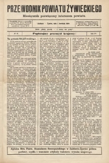 Przewodnik Powiatu Żywieckiego : miesięcznik poświęcony interesom powiatu. R. 4, 1904, nr 11