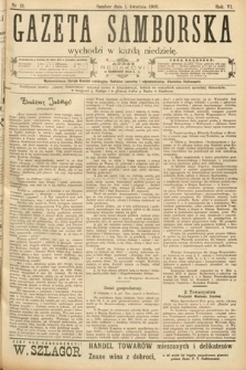 Gazeta Samborska. 1906, nr 13