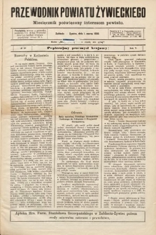 Przewodnik Powiatu Żywieckiego : miesięcznik poświęcony interesom powiatu. R. 5, 1905, nr 10