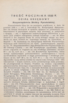 Miesięcznik Diecezjalny Łucki. 1933, [treść rocznika 1933 r.]