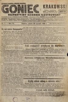 Goniec Krakowski : bezpartyjny dziennik popularny. 1923, nr 1