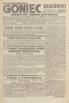 Goniec Krakowski : bezpartyjny dziennik popularny. 1923, nr 6