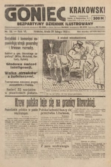 Goniec Krakowski : bezpartyjny dziennik popularny. 1923, nr 33