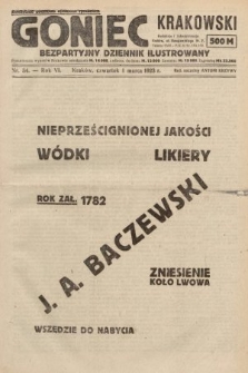 Goniec Krakowski : bezpartyjny dziennik popularny. 1923, nr 34