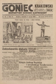Goniec Krakowski : bezpartyjny dziennik popularny. 1923, nr 44