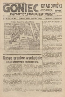 Goniec Krakowski : bezpartyjny dziennik popularny. 1923, nr 46