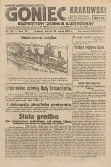 Goniec Krakowski : bezpartyjny dziennik popularny. 1923, nr 53