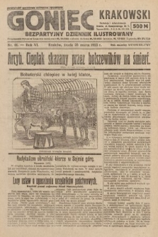 Goniec Krakowski : bezpartyjny dziennik popularny. 1923, nr 61