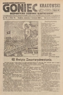 Goniec Krakowski : bezpartyjny dziennik popularny. 1923, nr 65