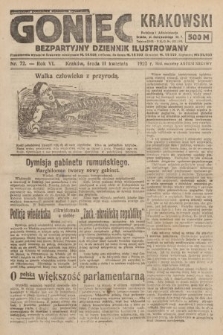 Goniec Krakowski : bezpartyjny dziennik popularny. 1923, nr 72