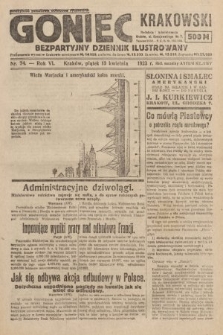 Goniec Krakowski : bezpartyjny dziennik popularny. 1923, nr 74