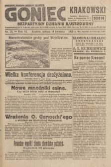 Goniec Krakowski : bezpartyjny dziennik popularny. 1923, nr 75