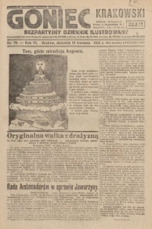 Goniec Krakowski : bezpartyjny dziennik popularny. 1923, nr 76