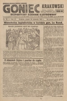 Goniec Krakowski : bezpartyjny dziennik popularny. 1923, nr 81