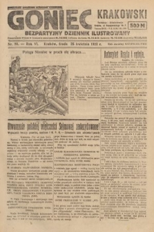 Goniec Krakowski : bezpartyjny dziennik popularny. 1923, nr 86