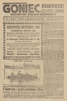 Goniec Krakowski : bezpartyjny dziennik popularny. 1923, nr 111